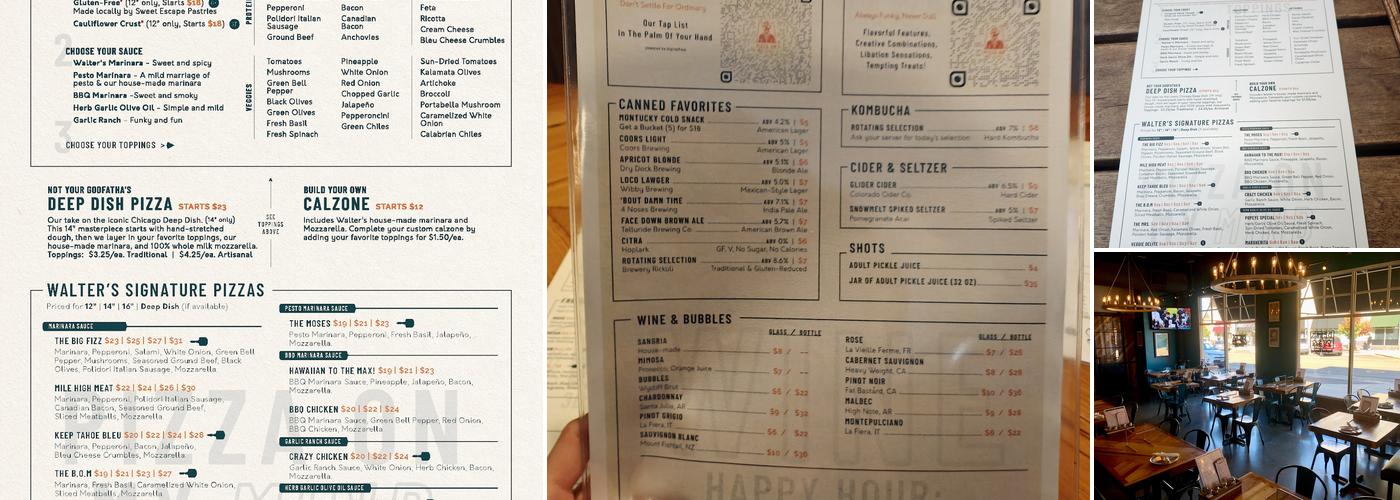 Walter's303 Pizzeria & Publik House | Lowry Menu