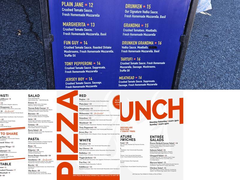 Pizza vita (food truck) Menu