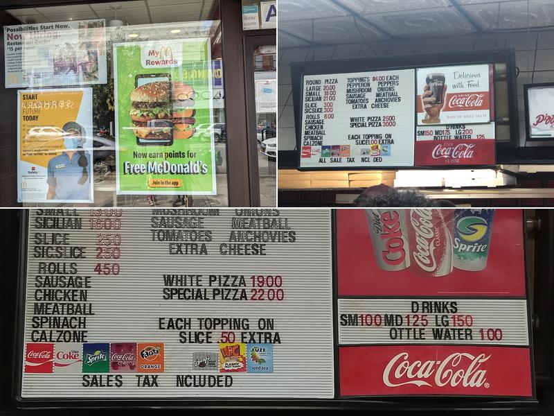 Pizza Wagon Menu