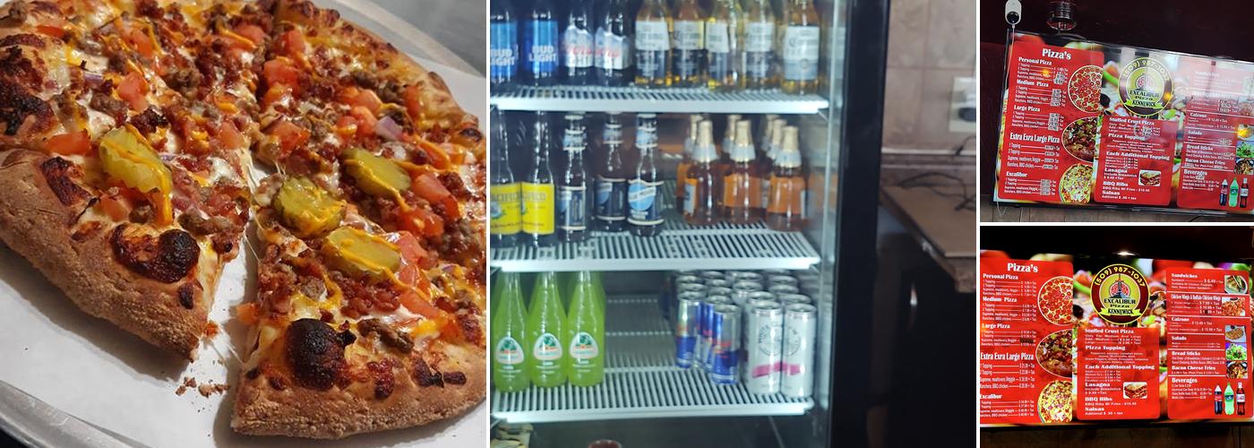 Excalibur pizza 2 Menu