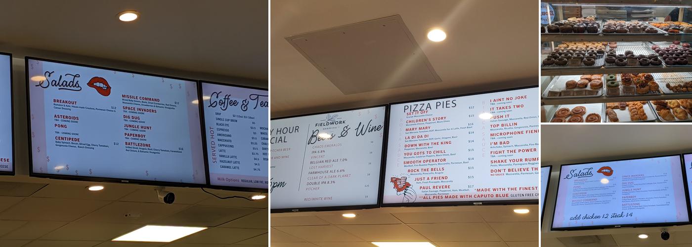 Dough Menu