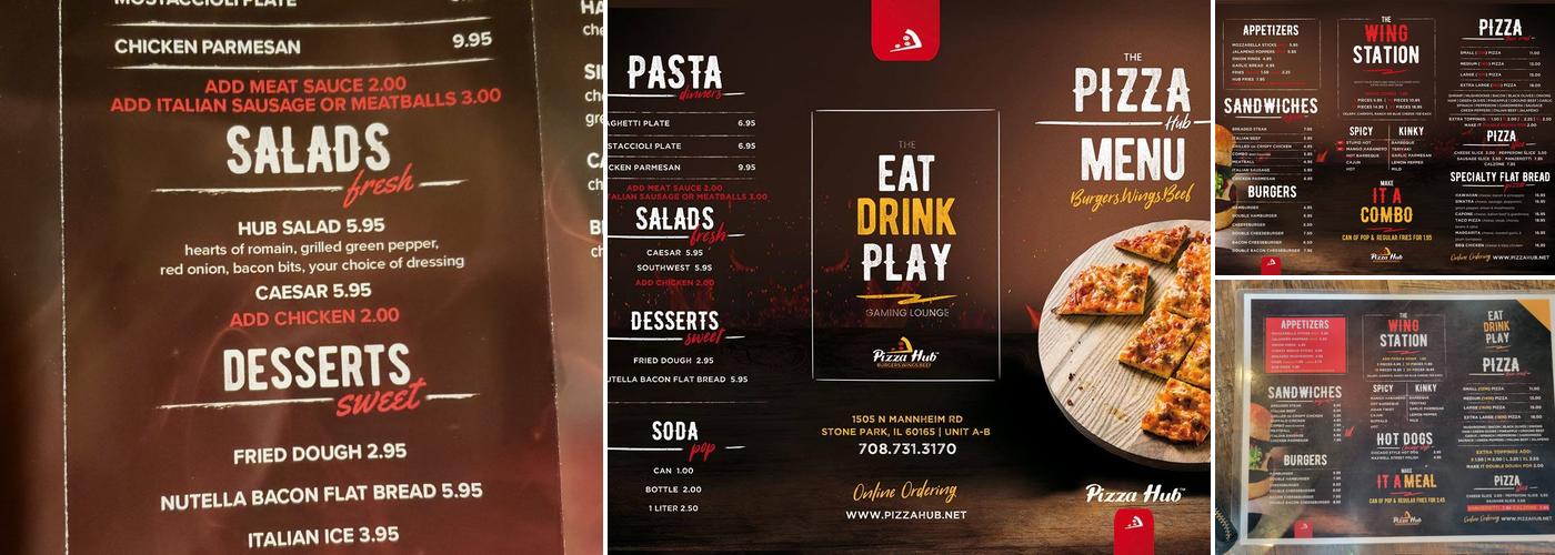 Pizza Hub Menu