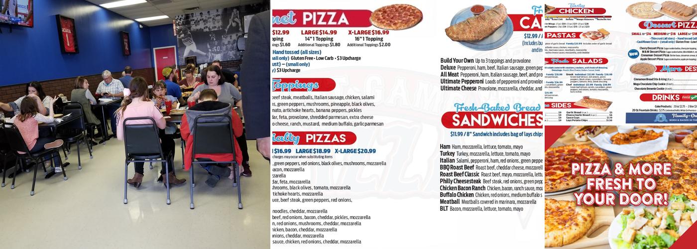 Post Game Pizza Menu