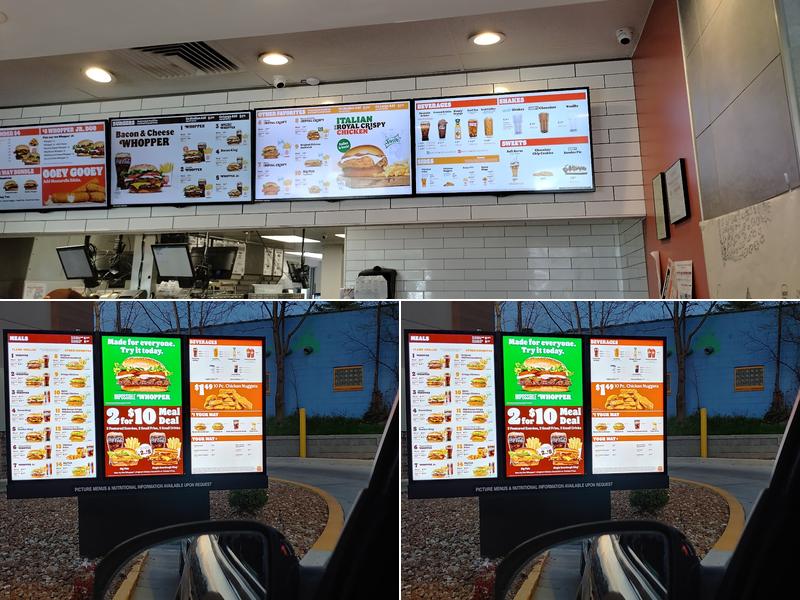 Burger King Menu