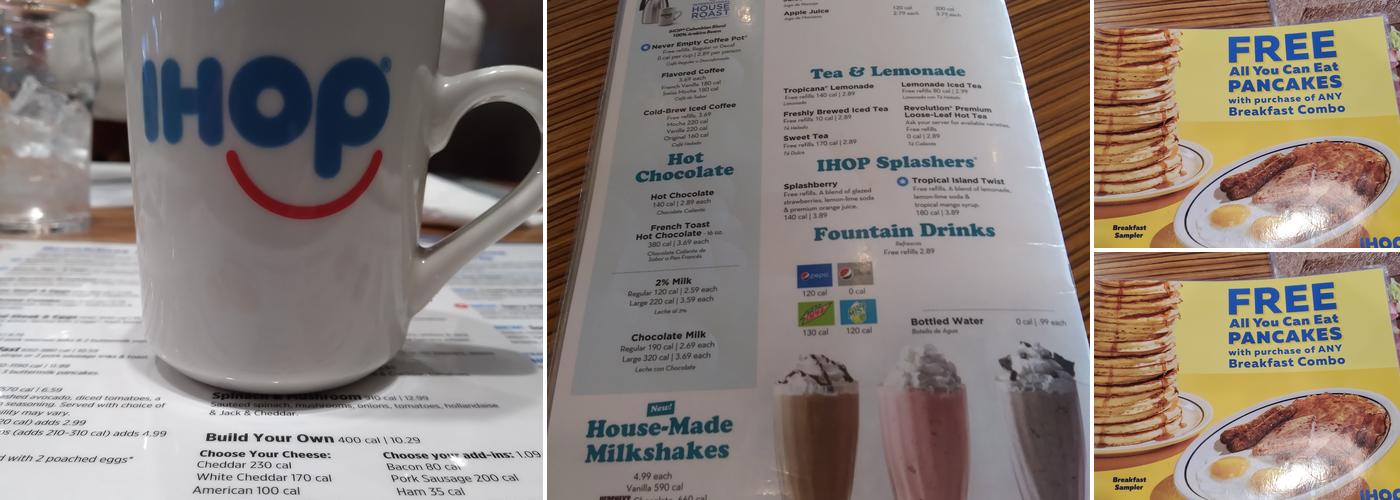 IHOP Menu