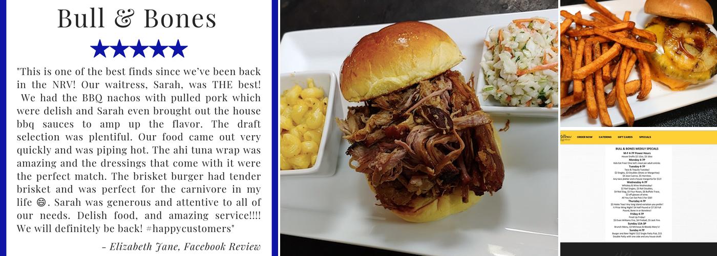 Bull and Bones – Burgers BBQ & Brewpub Menu