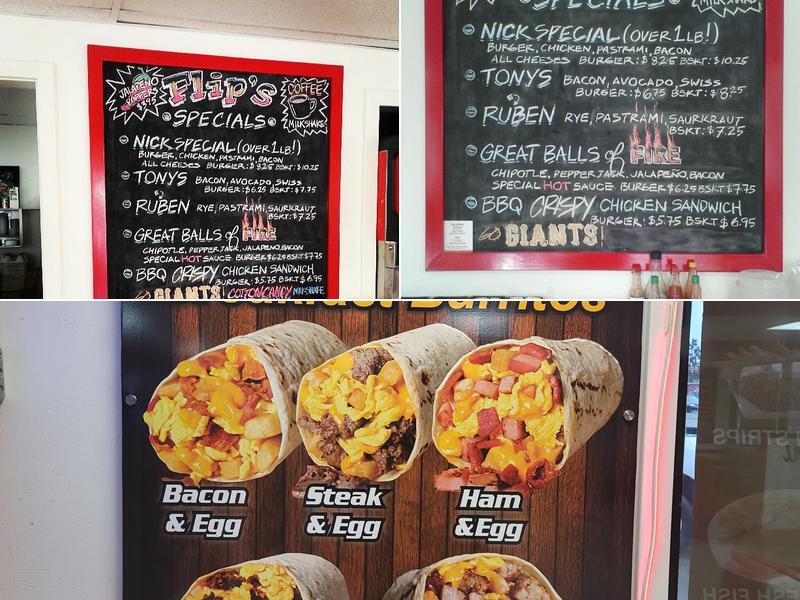 Five Star Burger Menu