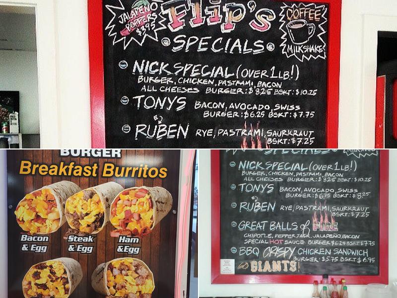 Five Star Burger Menu