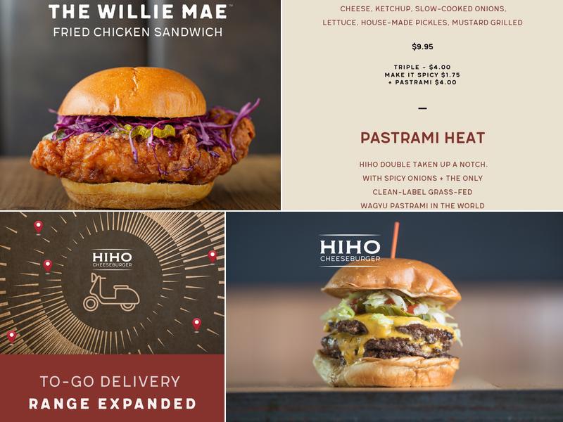 HiHo Cheeseburger | Mid Wilshire Menu