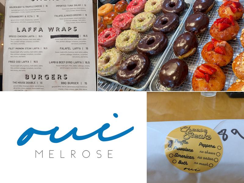 Oui Melrose Menu