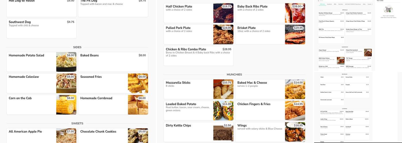The Pit Menu