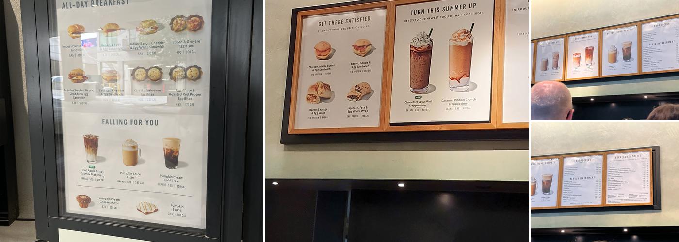 Starbucks Menu