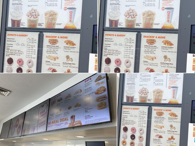 Dunkin' Menu