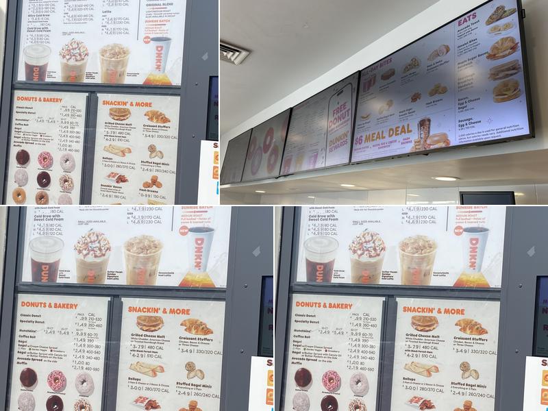 Dunkin' Menu
