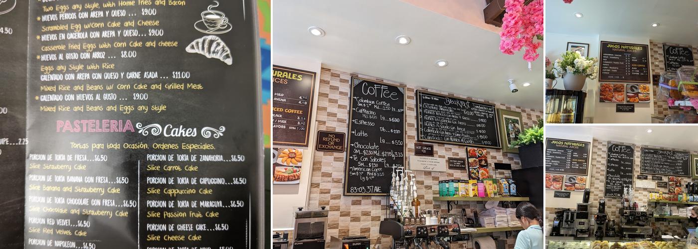 Café de Colombia Bakery Menu