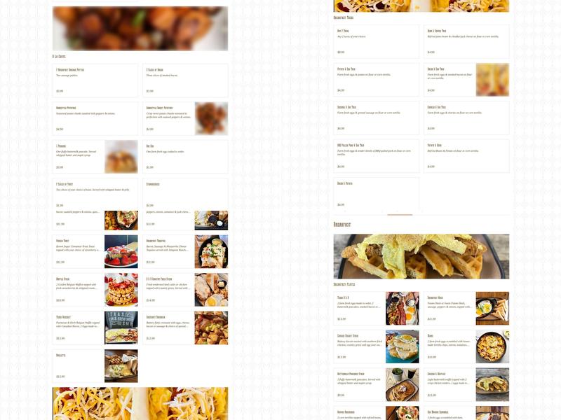 Texas Bean & Brew House Menu