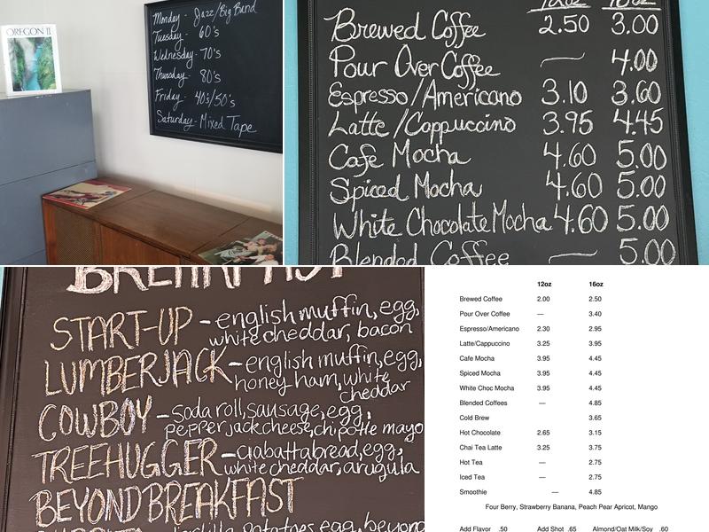 Refuge Coffee House Menu