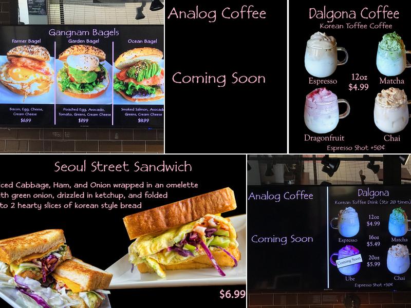Café Remix Menu