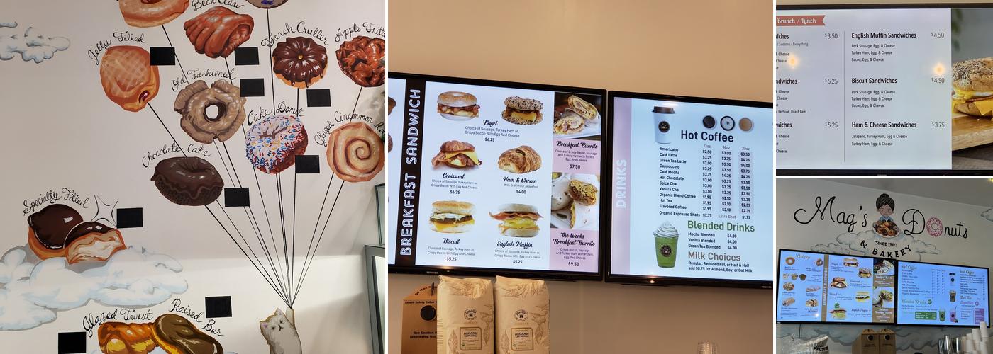 Mag’s Donuts & Bakery Menu