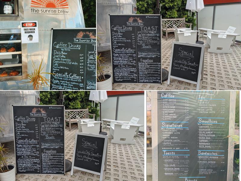 Rustic Coffee Menu
