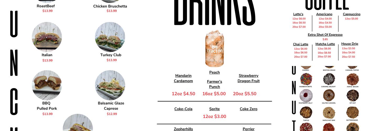 The Donut Patch Menu