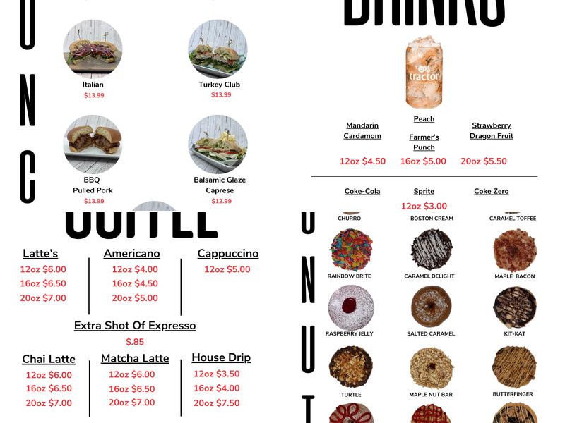 The Donut Patch Menu