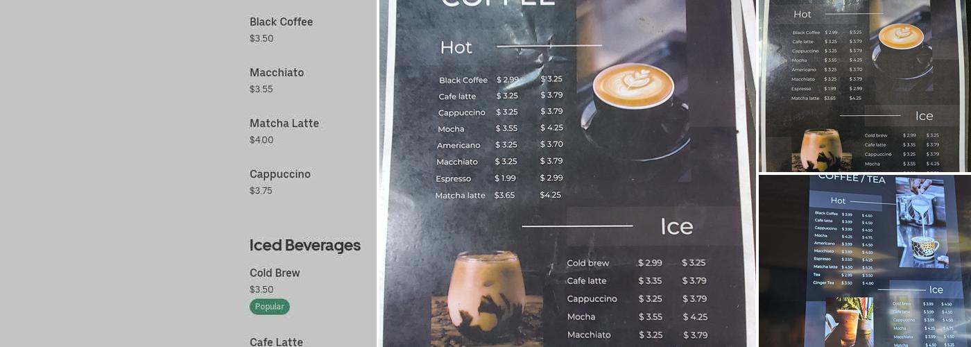 YOHED COFFEE Menu