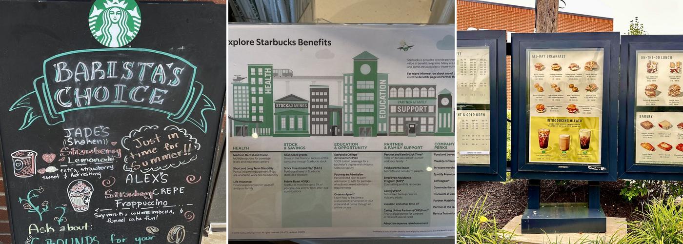 Starbucks Menu