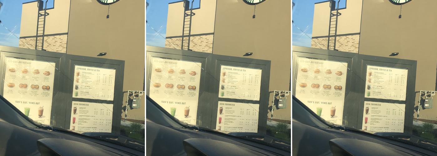 Starbucks Menu
