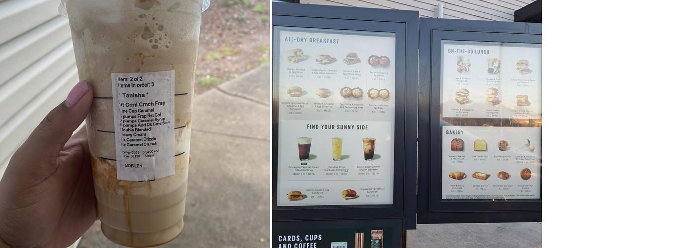 Starbucks Menu