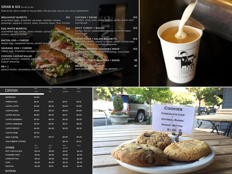 Uptown Espresso - Magnolia Menu
