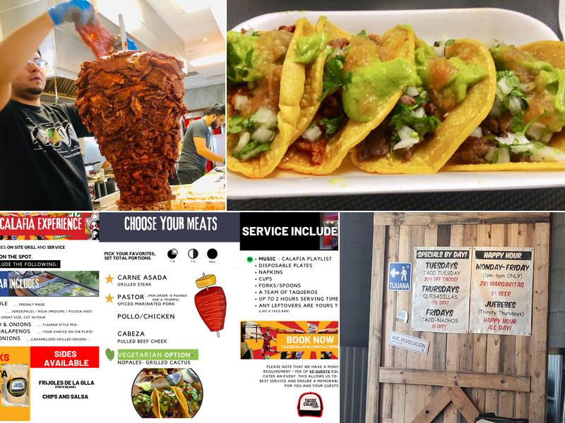 Tacos Calafia Menu