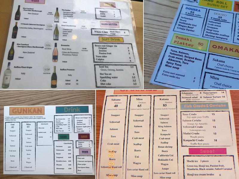 Douska Menu