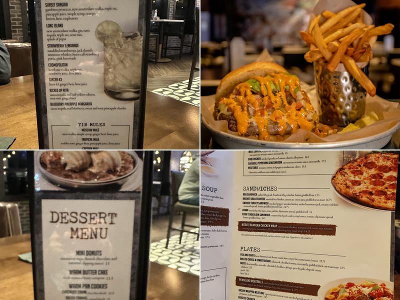 Tin Lizard Bar and Grill Menu