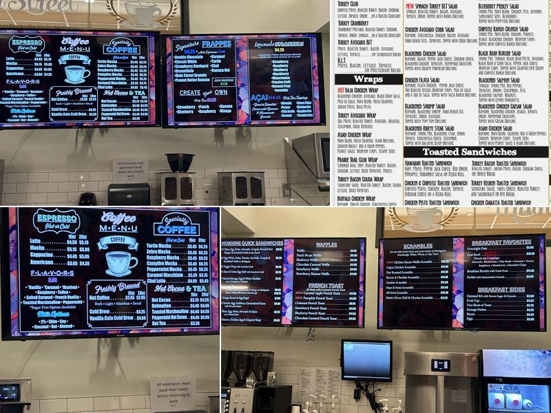 Main Street Cafe & Bakery Menu