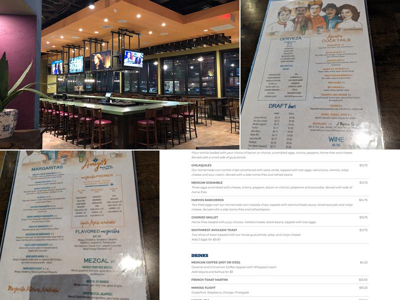 Amigo's Mexican Kitchen & Tequila Bar Menu
