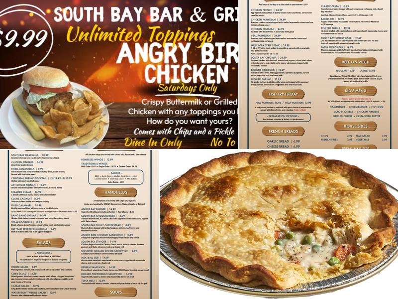 South Bay Bar & Grill Menu