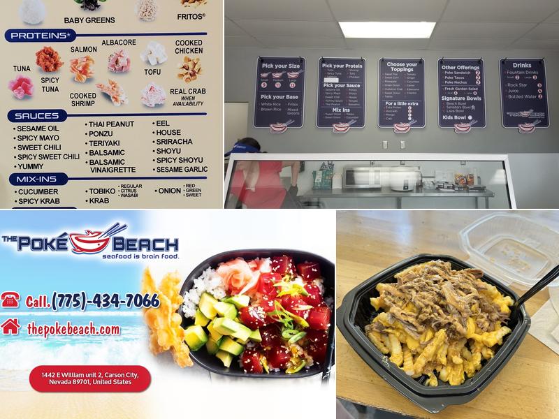 The Poké Beach Menu