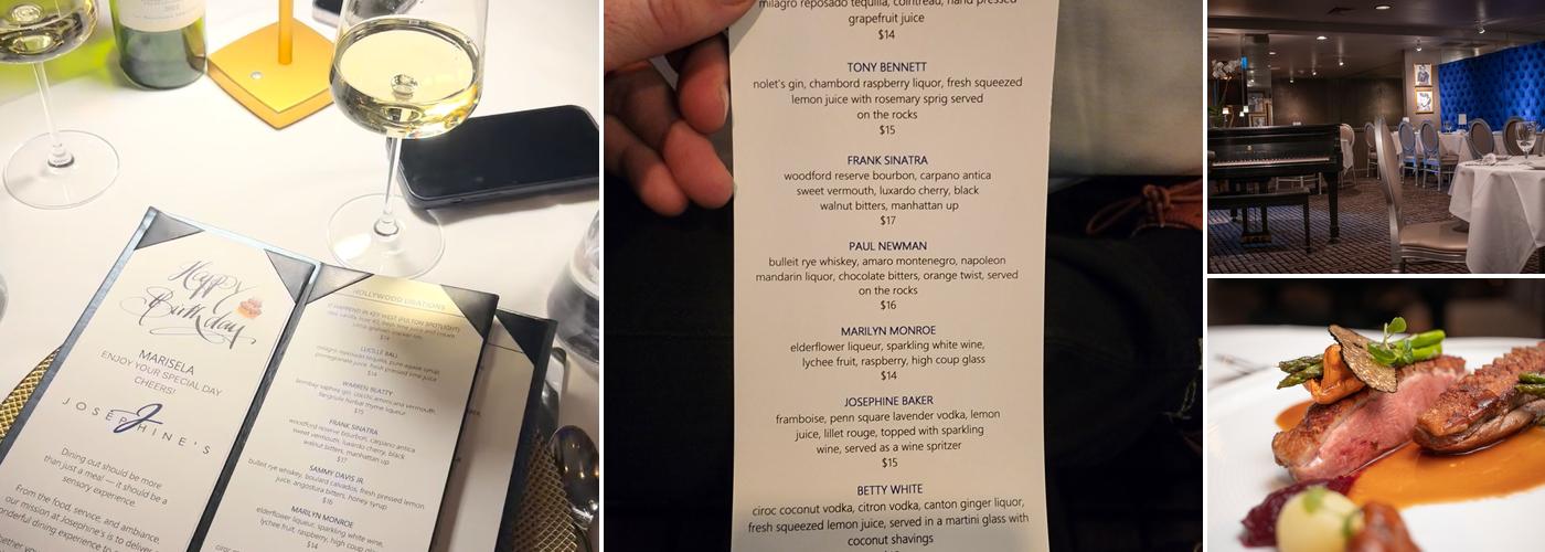 Josephine's Downtown Menu