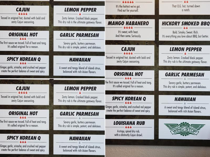 Wingstop Menu