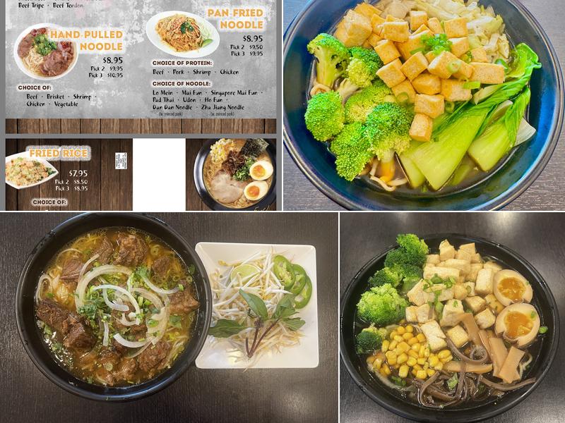 Asian Noodle Menu