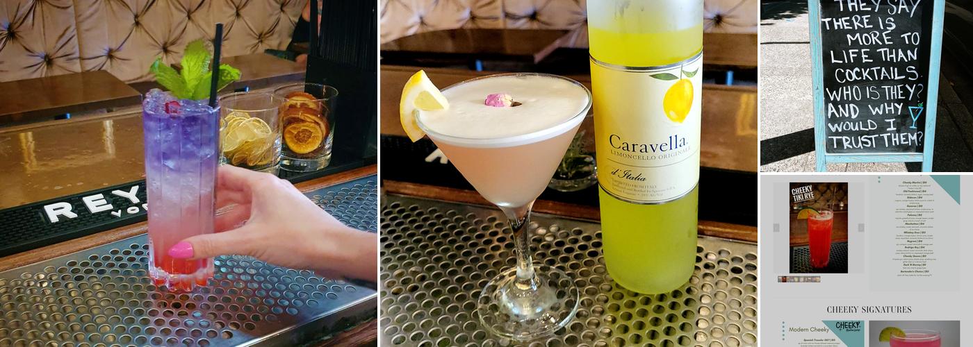 Cheeky Martini Lounge Menu