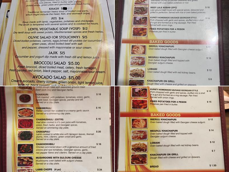Havlabar Cuisine Menu