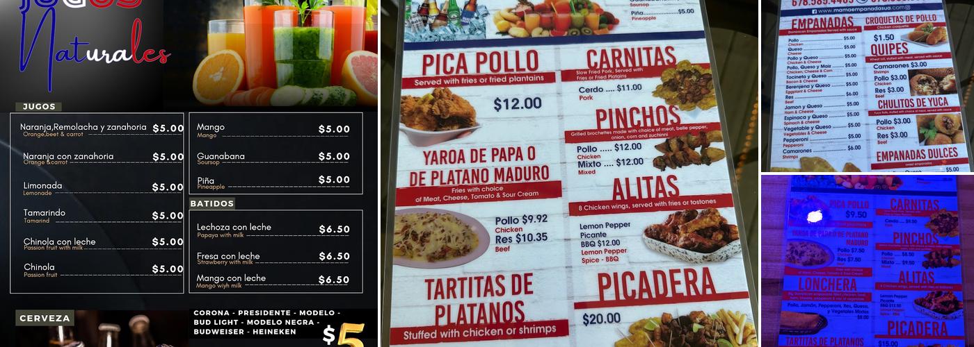 Mama Empanadas Menu