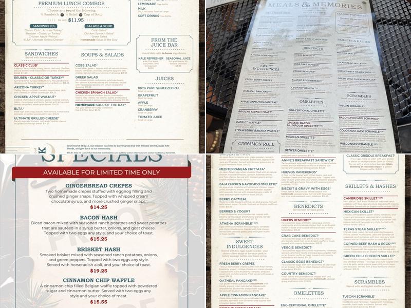 The Nook - A Daytime Eatery Menu