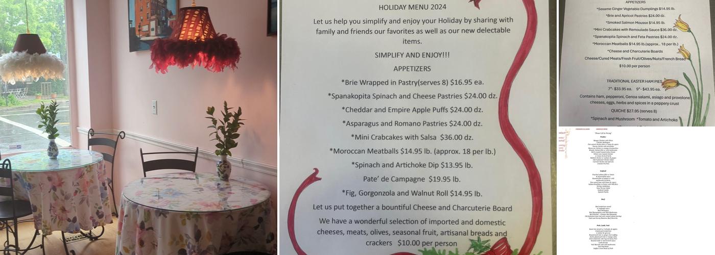 Chestnut Fine Foods & Confections Menu