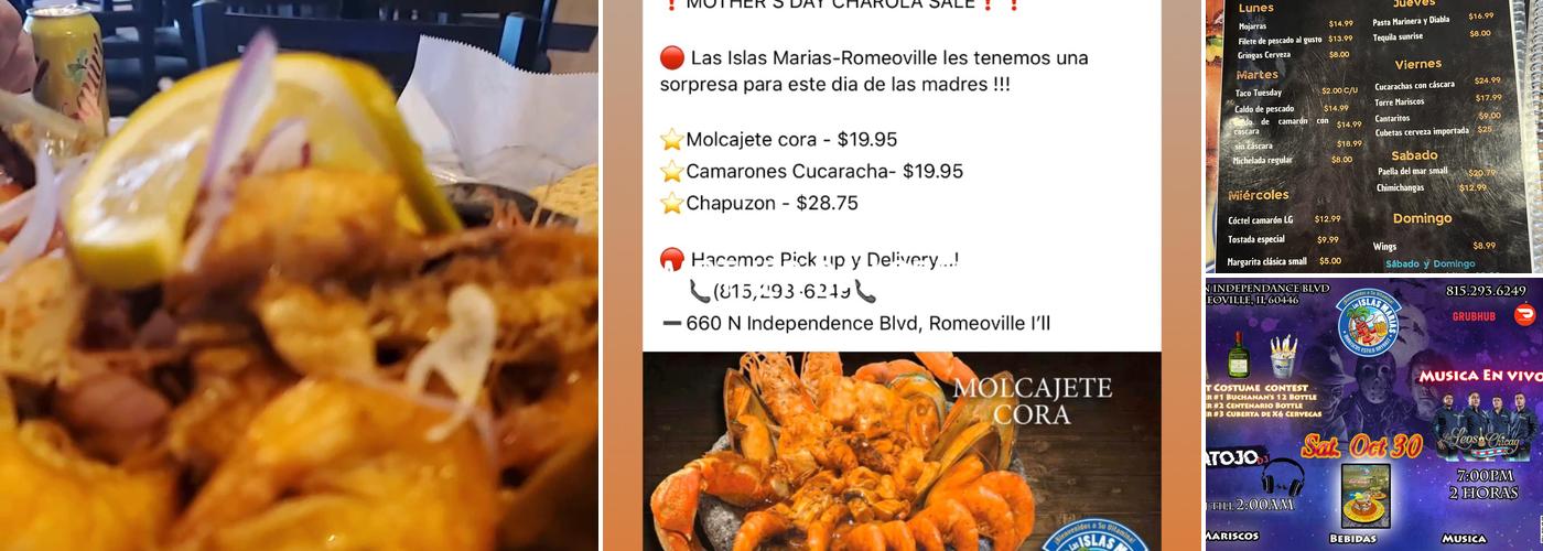 Las Islas Marias Menu