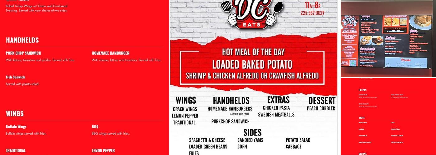 DC Eats Menu