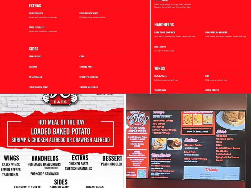DC Eats Menu