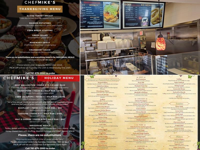 Chef Mike's Catering Menu